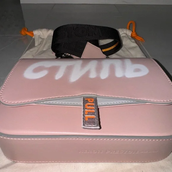 Heron Preston Blush Pink Crossbody Bag - Picture 3 of 7